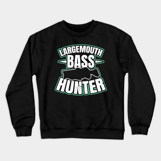 Largemouth Bass Fishing Shirt | Bass Hunter Gift Crewneck Sweatshirt by Gawkclothing